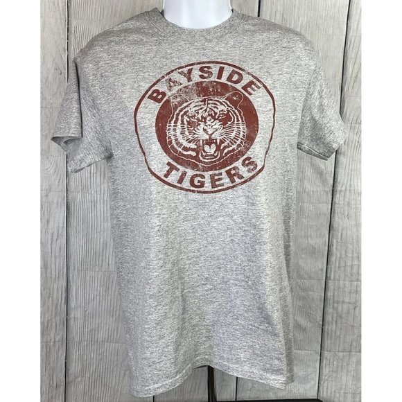 Saved By The Bell Tops - NWOT Small Saved By The Bell "Bayside Tigers" Gray Short Sleeve Shirt